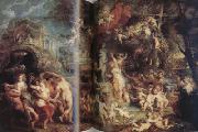 Peter Paul Rubens The Feast of Venus (mk01) china oil painting reproduction